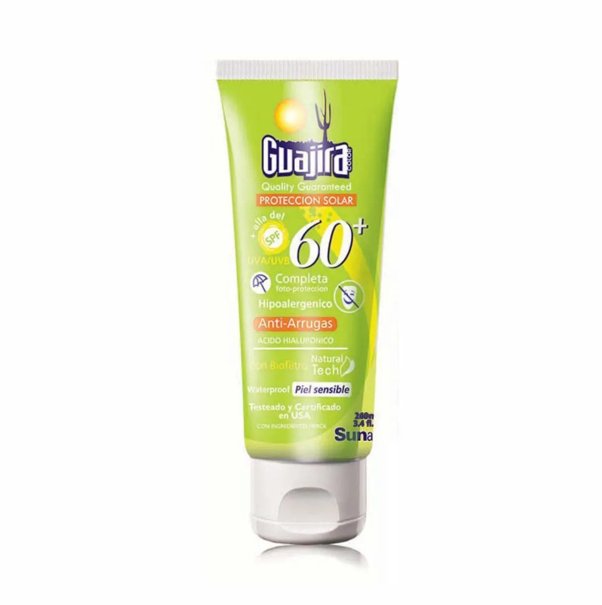 PROTECTOR SOLAR GUAJIRA SPF 60+  240ML