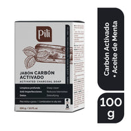 PILI JABON CARBON ACTIVADO X 100 GR
