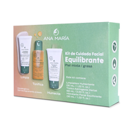 Kit de cuidado facial equilibrante Piel mixta/grasa