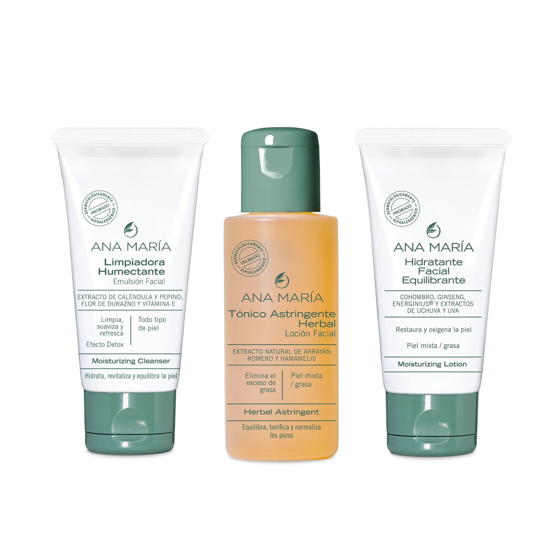 Kit de cuidado facial equilibrante Piel mixta/grasa