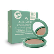 Polvo Compacto SPF 25 Ana María Tono: Moca