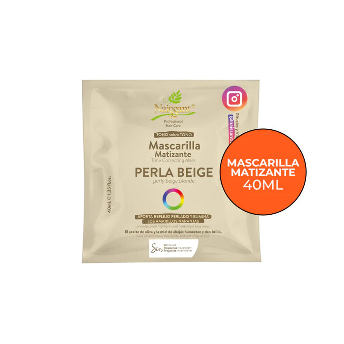 NAISSANT MASCARILLA PERLA BEIGE X 40 ML