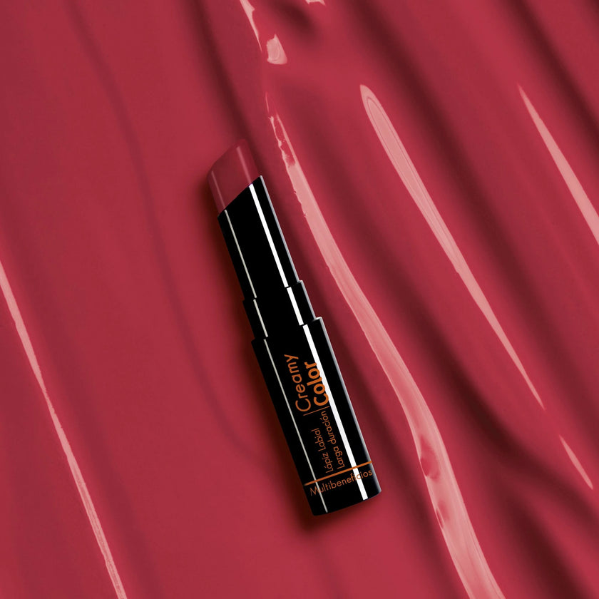 Labial Larga Duración Creamy Color Kaloe Tono: Burdeos