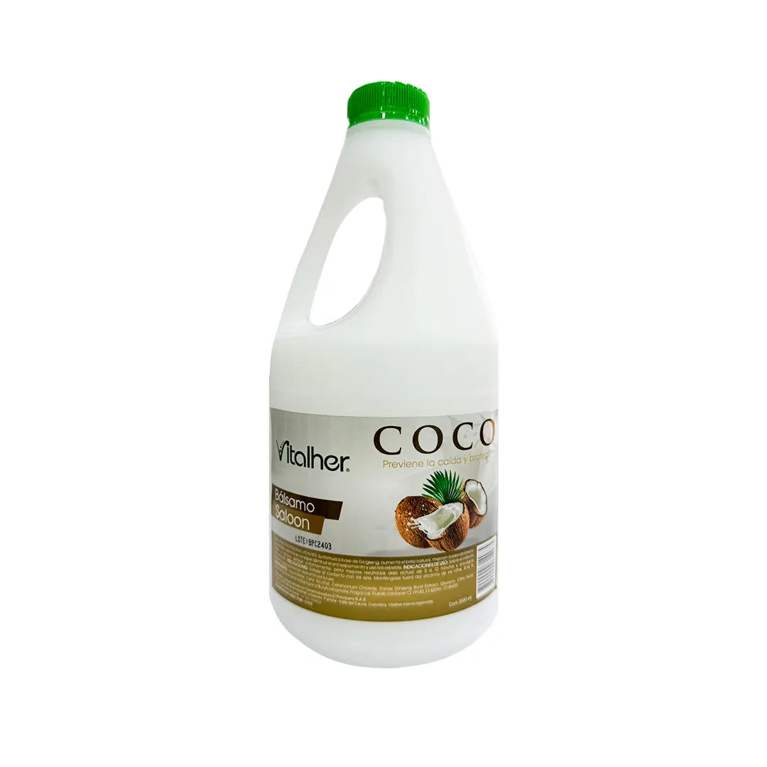 Shampoo y balsamo coco x 2000mL Saloon