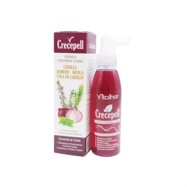 Tónico Capilar Crecepell 116ml Vitalher