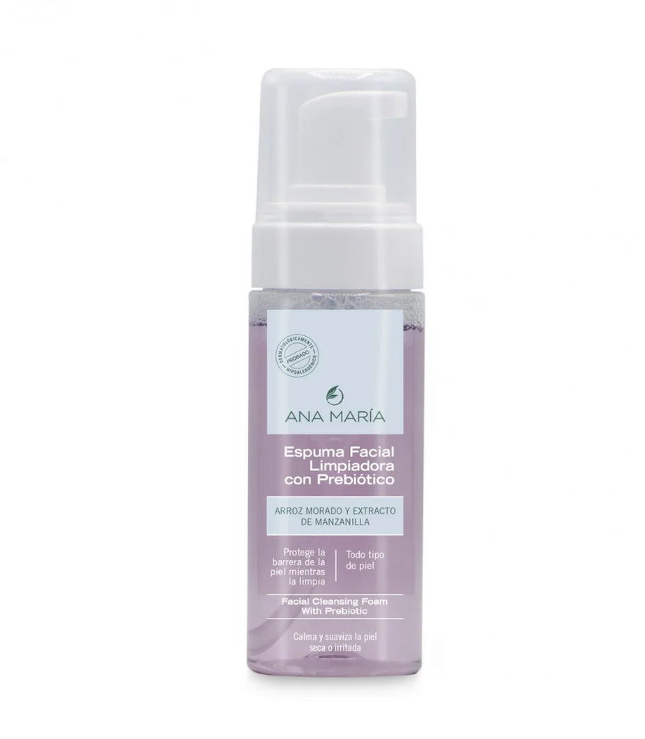 Espuma Facial Limpiadora con Prebiótico Ana maria
