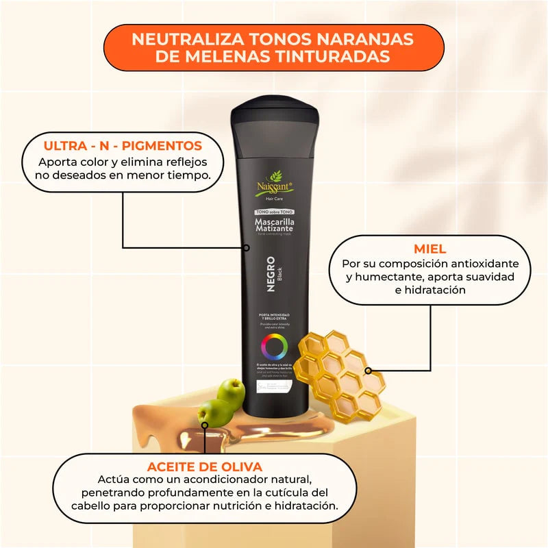 NAISSANT MASCARILLA NEGRO X 300mL