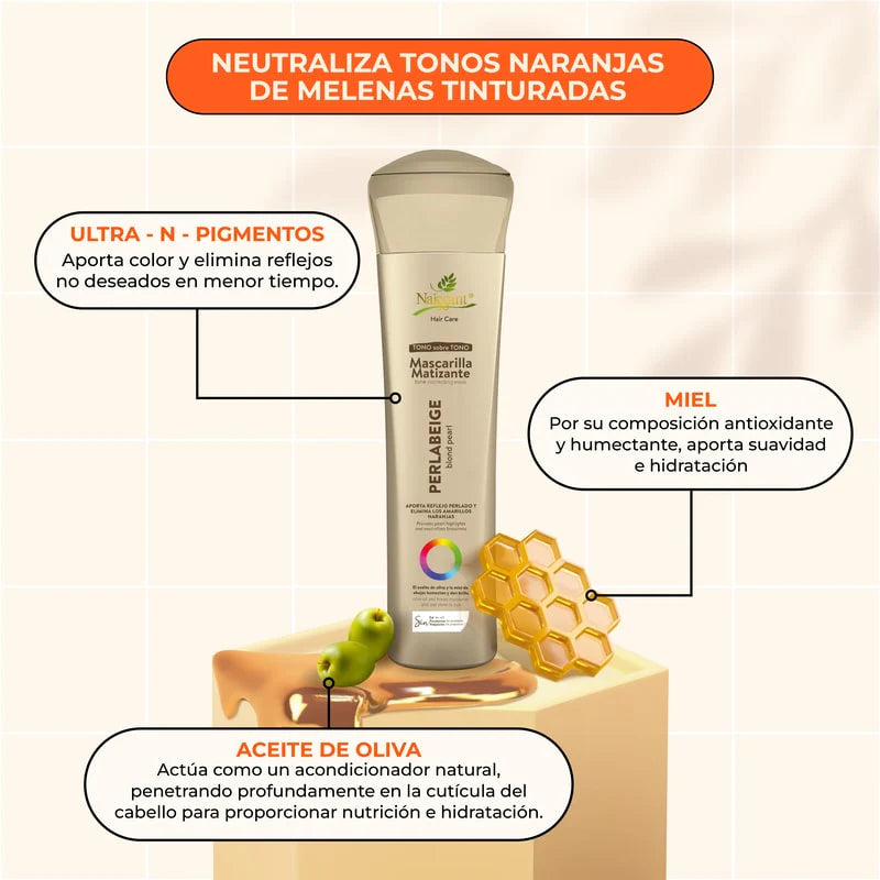 NAISSANT MASC PERLA BEIGE X 300 ML