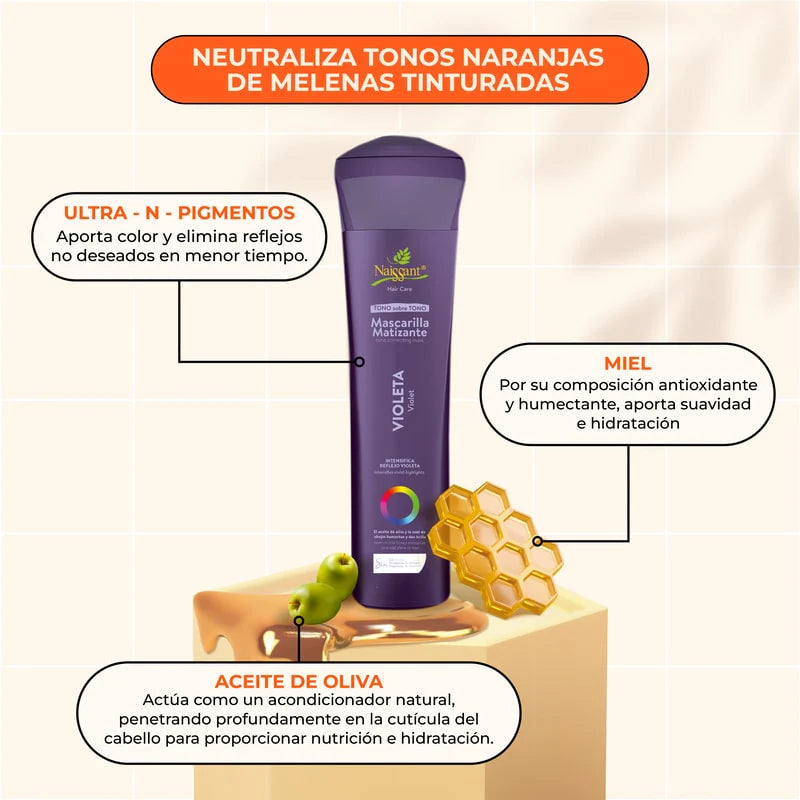 NAISSANT MASCARILLA VIOLETA X 300mL