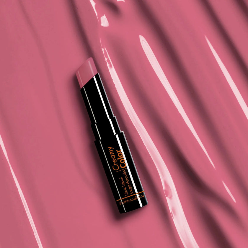 Labial Larga Duración Creamy Color Kaloe Tono: Rosa Natural