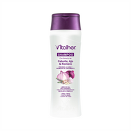 Shampoo cebolla, ajo y romero 350ml Vitalher