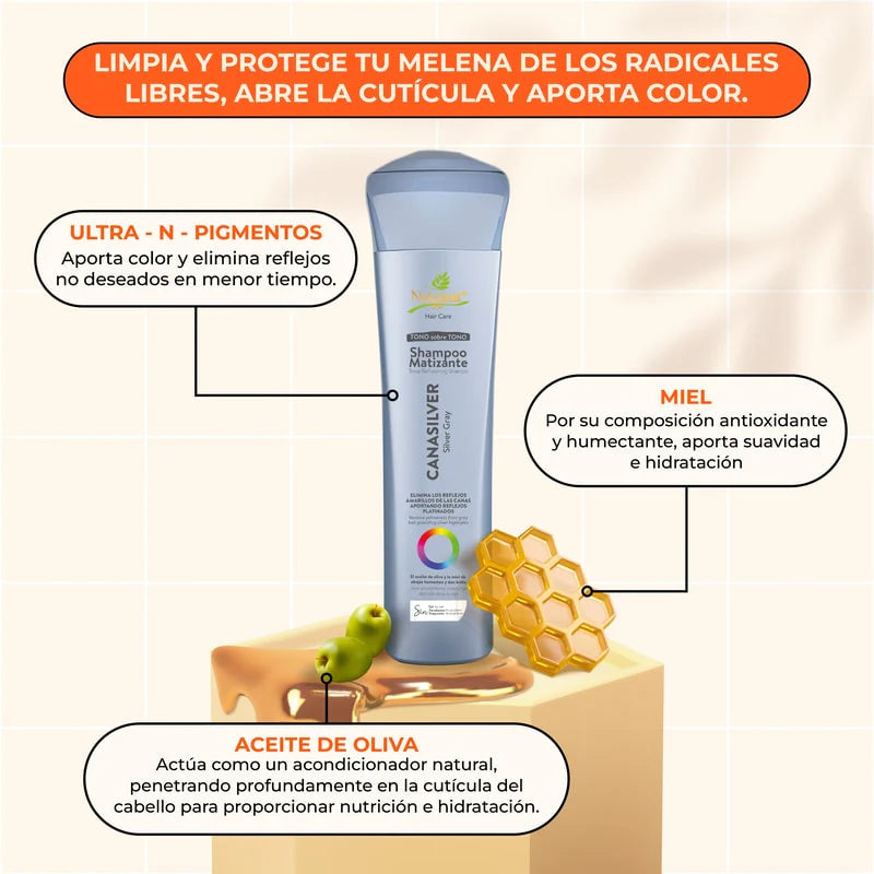 NAISSANT SHAMPOO CANASILVER X 300 ML