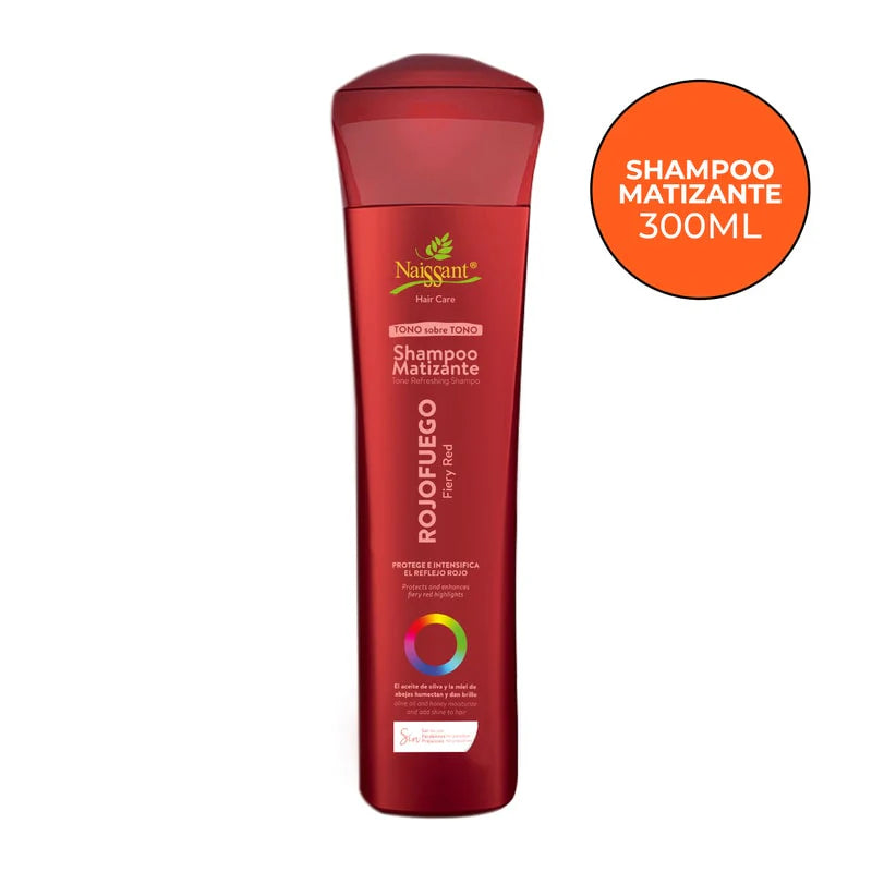 NAISSANT SHAMPOO ROJO FUEGO X 300 ML