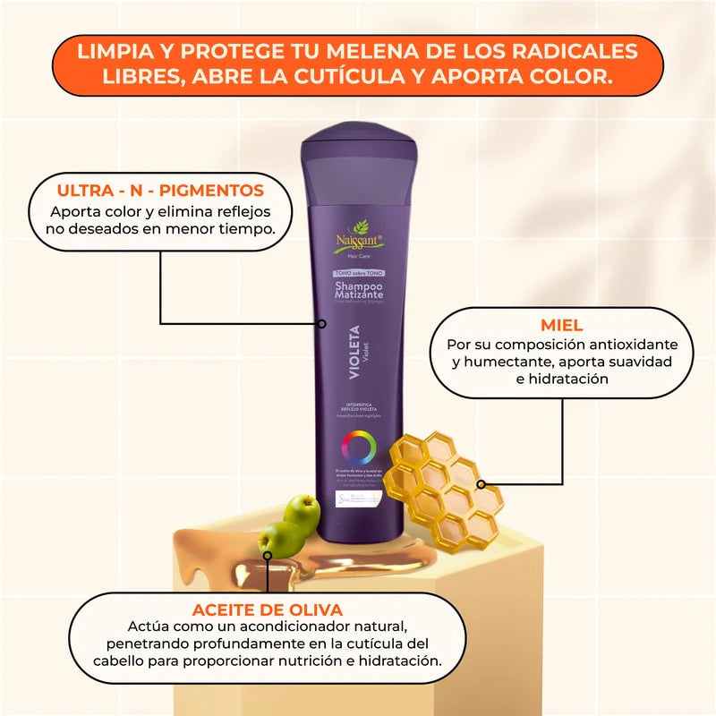NAISSANT SHAMPOO VIOLETA X 300